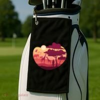 African Landscape Golf Towel thumb 2