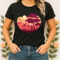 African Landscape Women's T-Shirt thumb 2