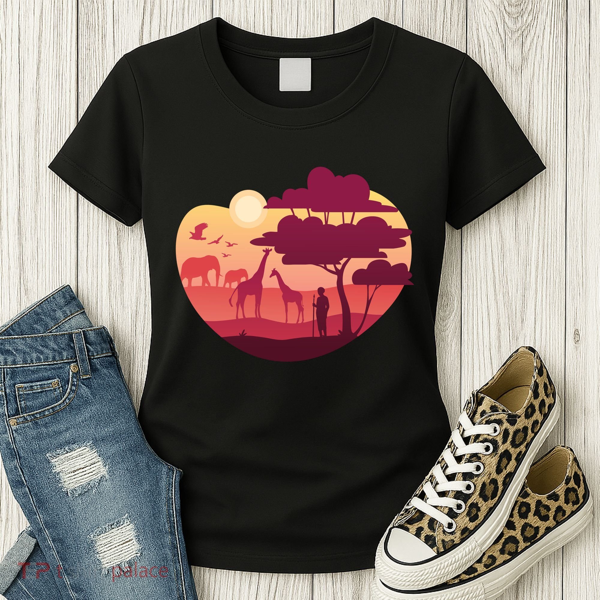 African Landscape Women's T-Shirt