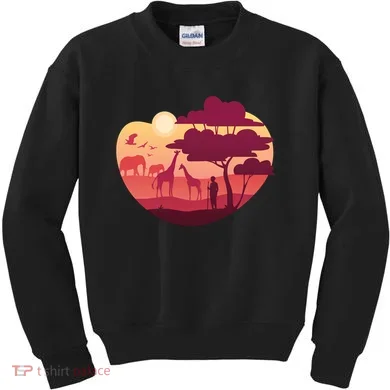 African Landscape Kids Sweatshirt