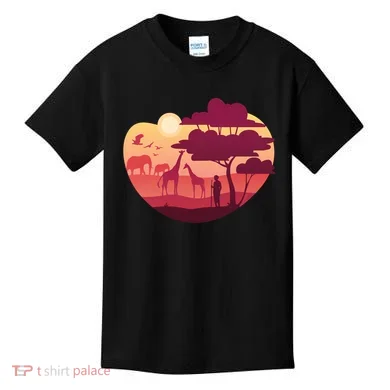 African Landscape Kids T-Shirt