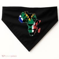 African Lion Flag USA-Made Doggie Bandana thumb 0