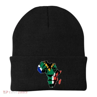 African Lion Flag Beanie