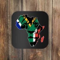 African Lion Flag Coaster thumb 0