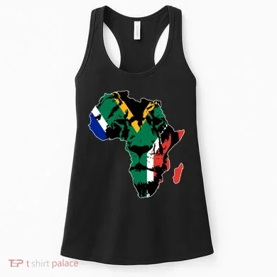 African Lion Flag Women's Tank Top
