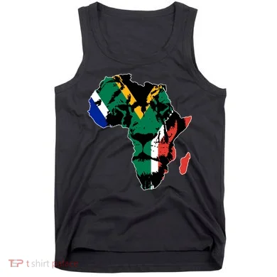 African Lion Flag Tank Top