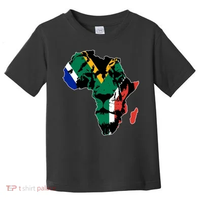 African Lion Flag Toddler T-Shirt