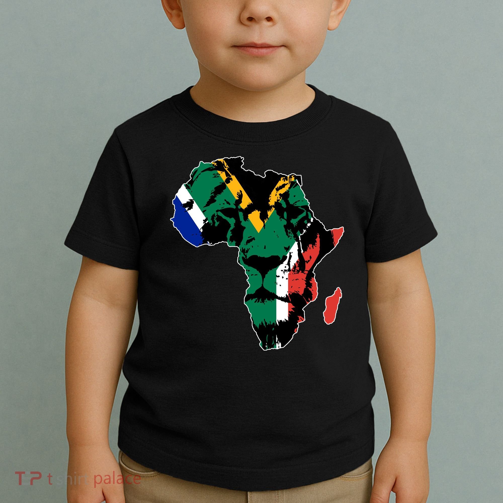 African Lion Flag Toddler T-Shirt