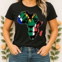 African Lion Flag Women's T-Shirt thumb 2