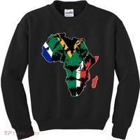African Lion Flag Kids Sweatshirt thumb 0