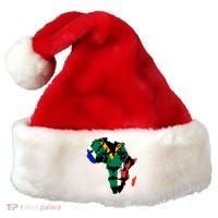 African Lion Flag Santa Hat thumb 0