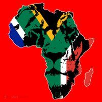 African Lion Flag Santa Hat thumb 1