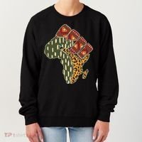 African Patterns Protest Fist Women's Sweatshirt thumb 0