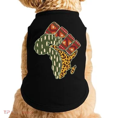 African Patterns Protest Fist Doggie Tank