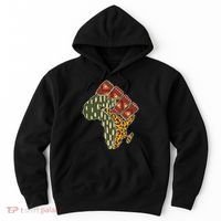 African Patterns Protest Fist Hoodie thumb 0