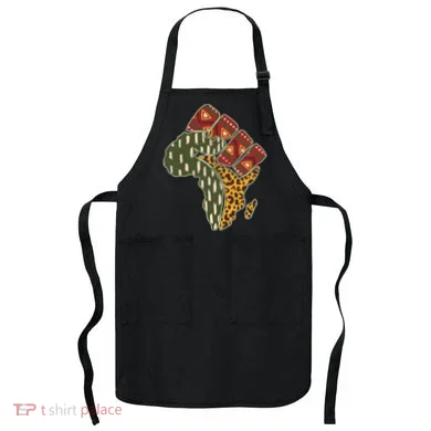 African Patterns Protest Fist Apron