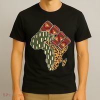 African Patterns Protest Fist T-Shirt thumb 3