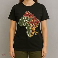 African Patterns Protest Fist T-Shirt thumb 4