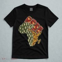 African Patterns Protest Fist T-Shirt thumb 5