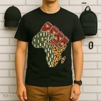 African Patterns Protest Fist T-Shirt thumb 6