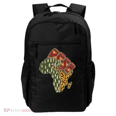 African Patterns Protest Fist Backpack