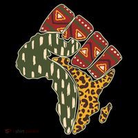 African Patterns Protest Fist Bucket Hat thumb 4