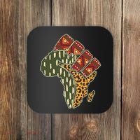 African Patterns Protest Fist Coaster thumb 0