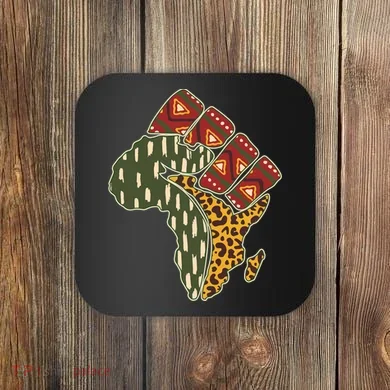 African Patterns Protest Fist Coaster