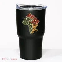 African Patterns Protest Fist Tumbler thumb 0