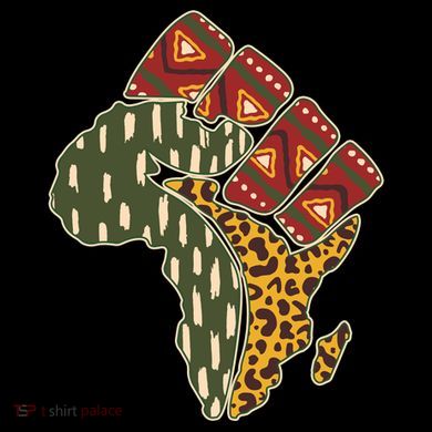 African Patterns Protest Fist Ornament