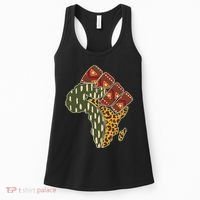African Patterns Protest Fist Women's Tank Top thumb 0
