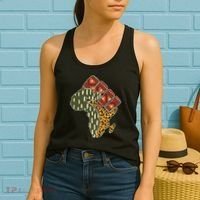 African Patterns Protest Fist Women's Tank Top thumb 2