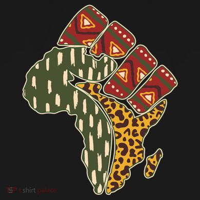 African Patterns Protest Fist Baby Bodysuit