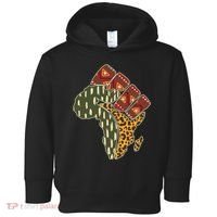 African Patterns Protest Fist Toddler Hoodie thumb 0