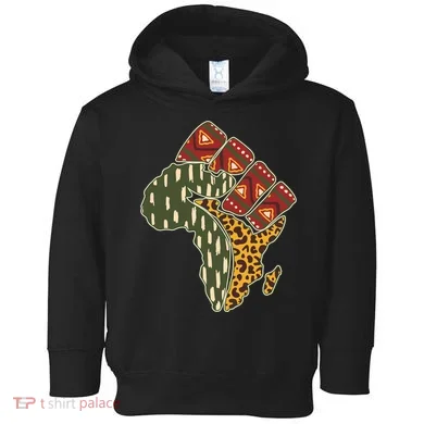African Patterns Protest Fist Toddler Hoodie