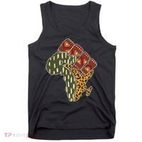 African Patterns Protest Fist Tank Top thumb 0