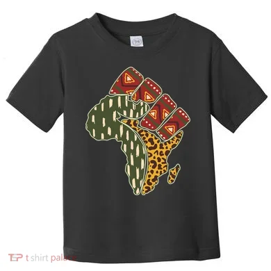 African Patterns Protest Fist Toddler T-Shirt