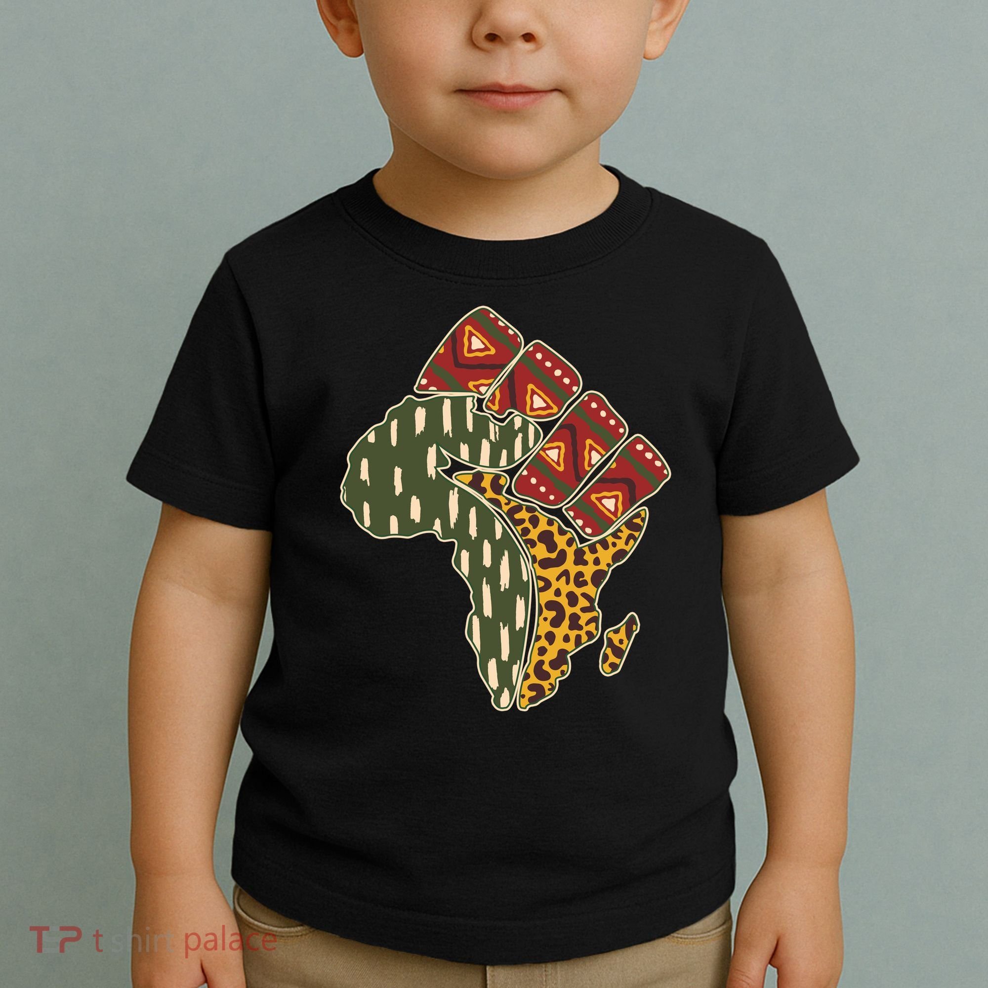 African Patterns Protest Fist Toddler T-Shirt
