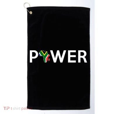 African Power Golf Towel