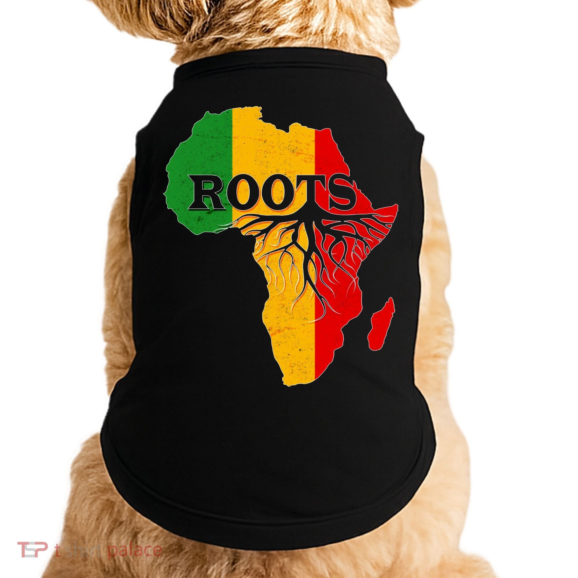 African Roots Black History Month Doggie Tank