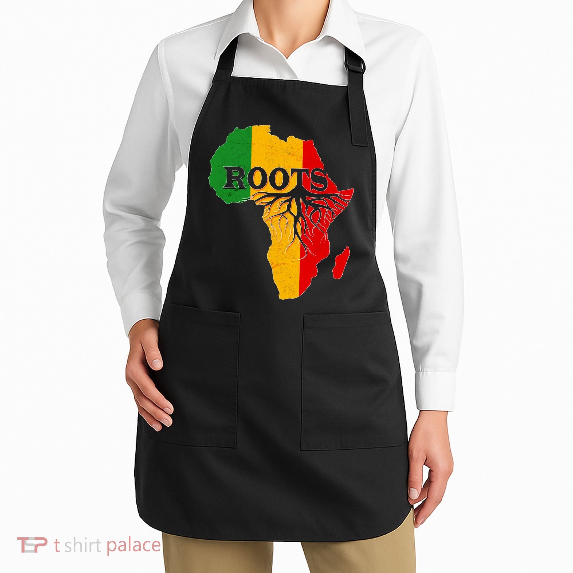 African Roots Black History Month Apron