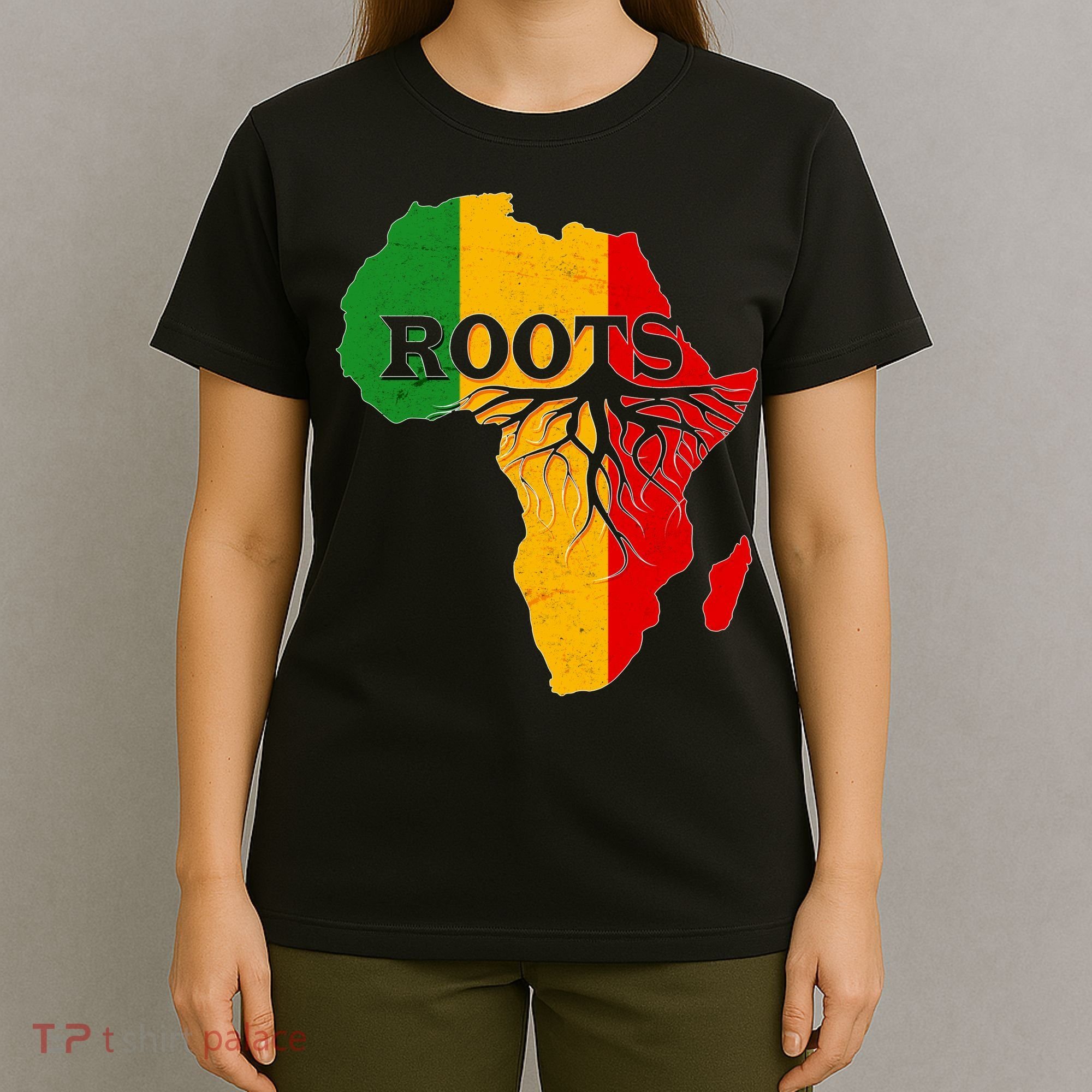 African Roots Black History Month T-Shirt