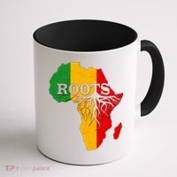 African Roots Black History Month Coffee Mug thumb 1