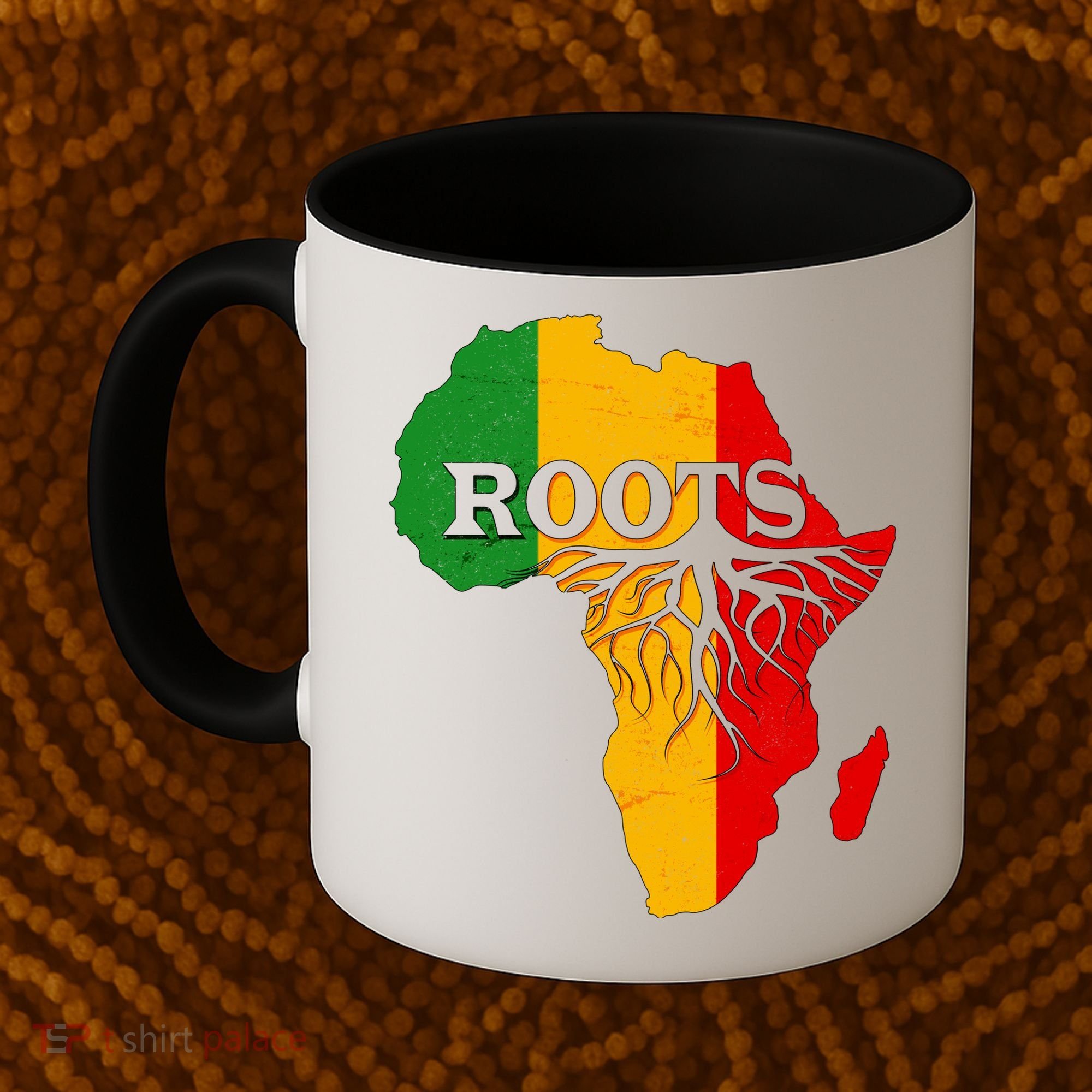 African Roots Black History Month Coffee Mug
