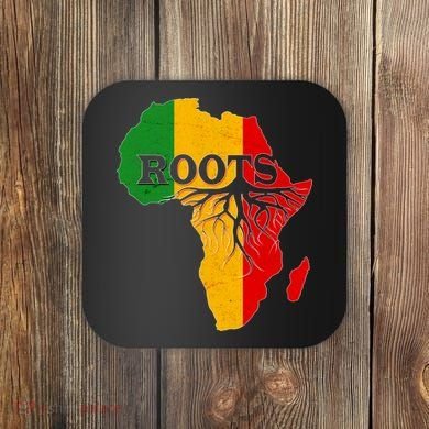 African Roots Black History Month Coaster