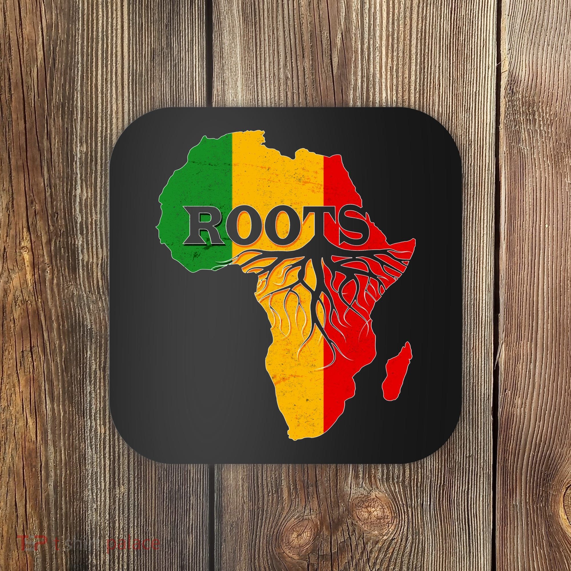 African Roots Black History Month Coaster