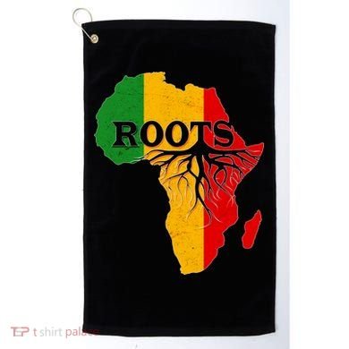African Roots Black History Month Golf Towel