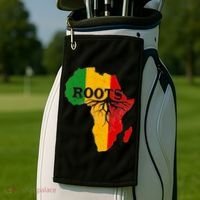 African Roots Black History Month Golf Towel thumb 2
