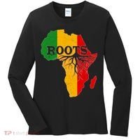 African Roots Black History Month Women's Long Sleeve Shirt thumb 0
