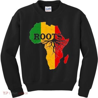 African Roots Black History Month Kids Sweatshirt